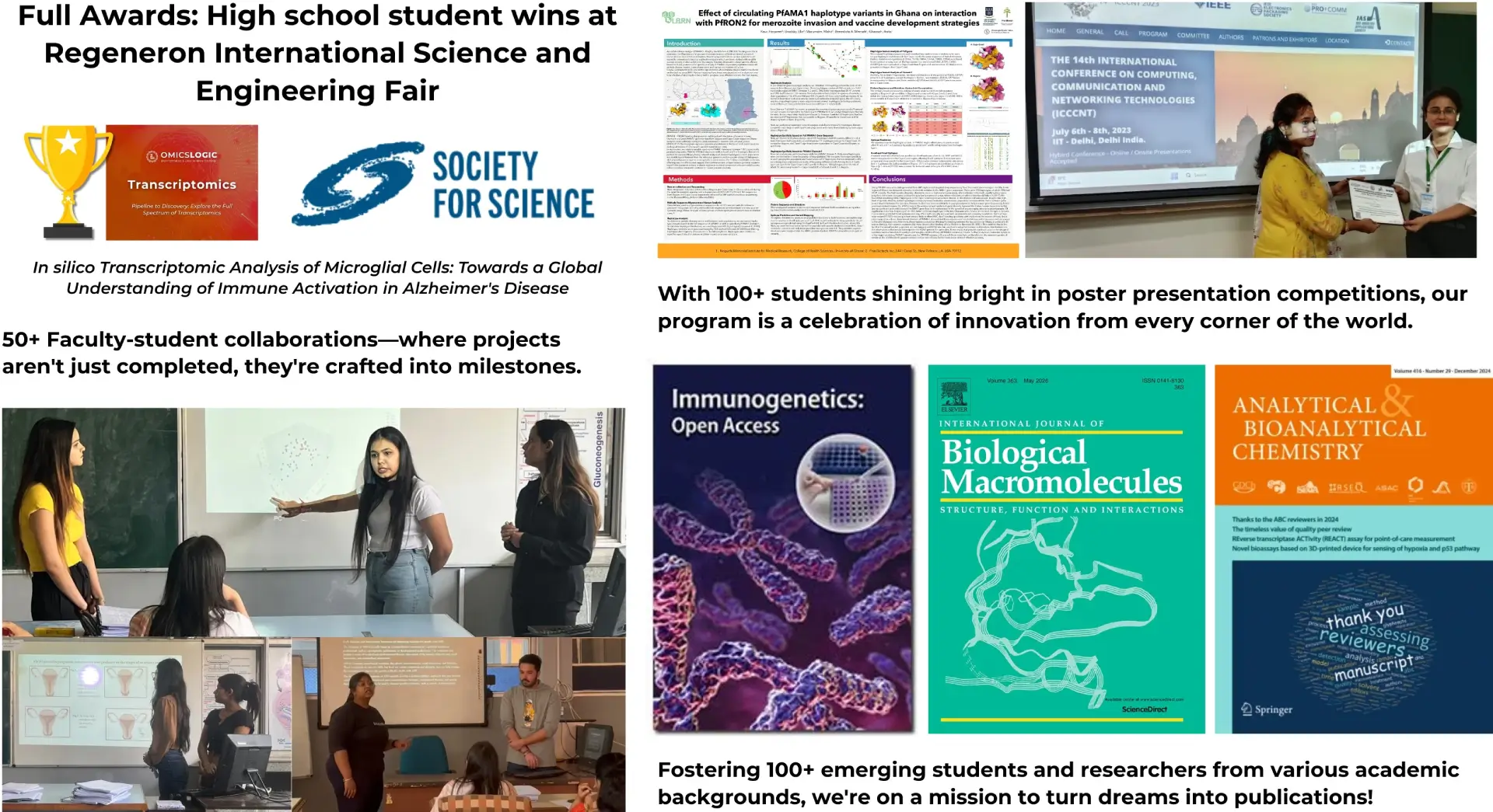 our research work and publications