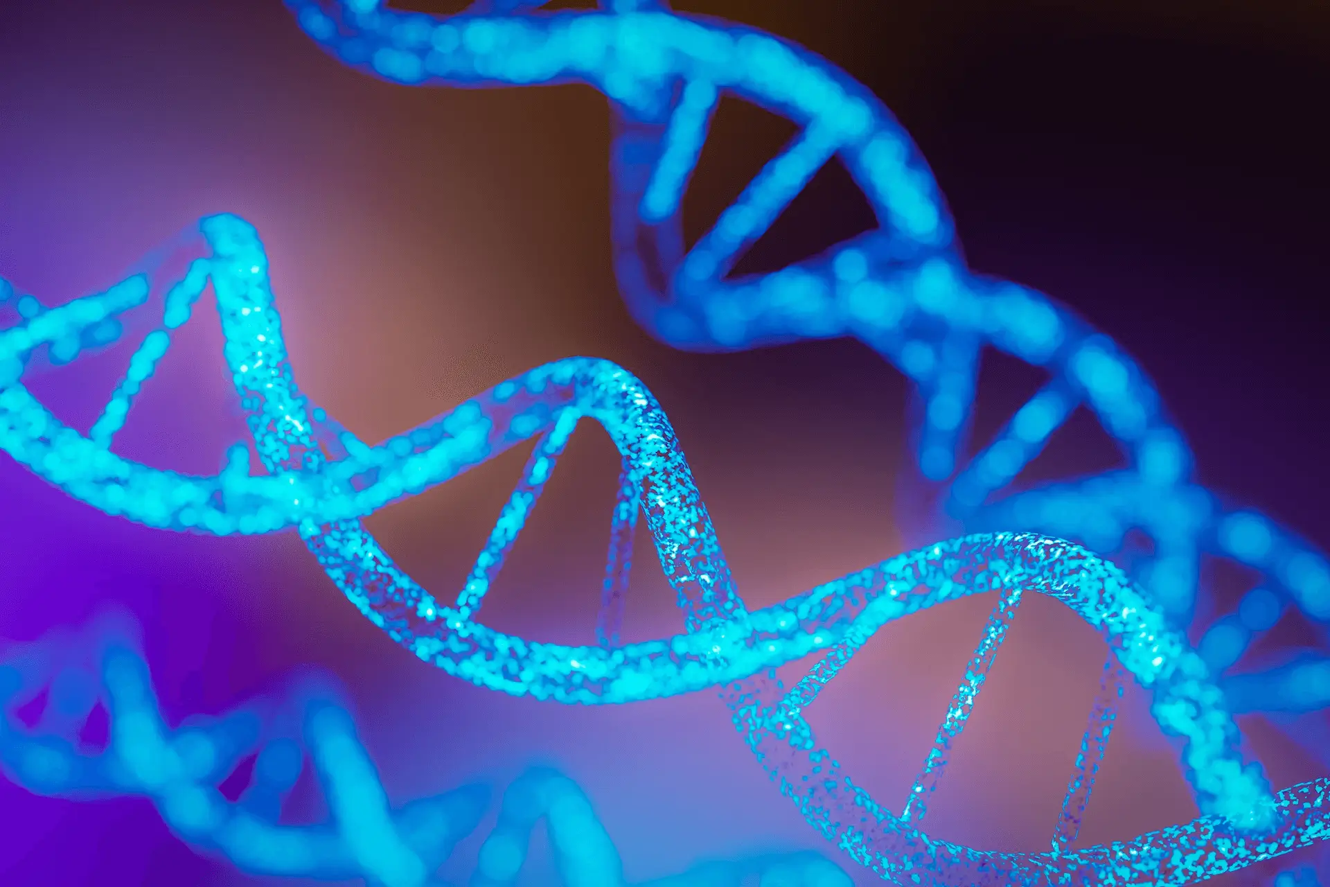 Genomics - DNA double helix structure representing genetic analysis